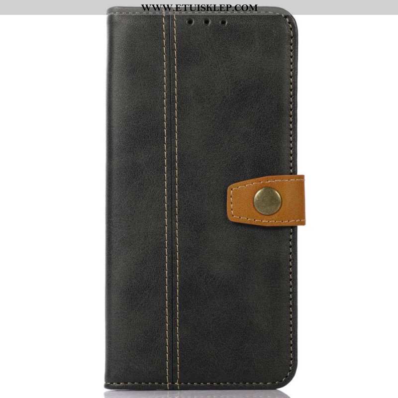 Etui Folio do Sony Xperia 1 IV Taśma Tapicerska